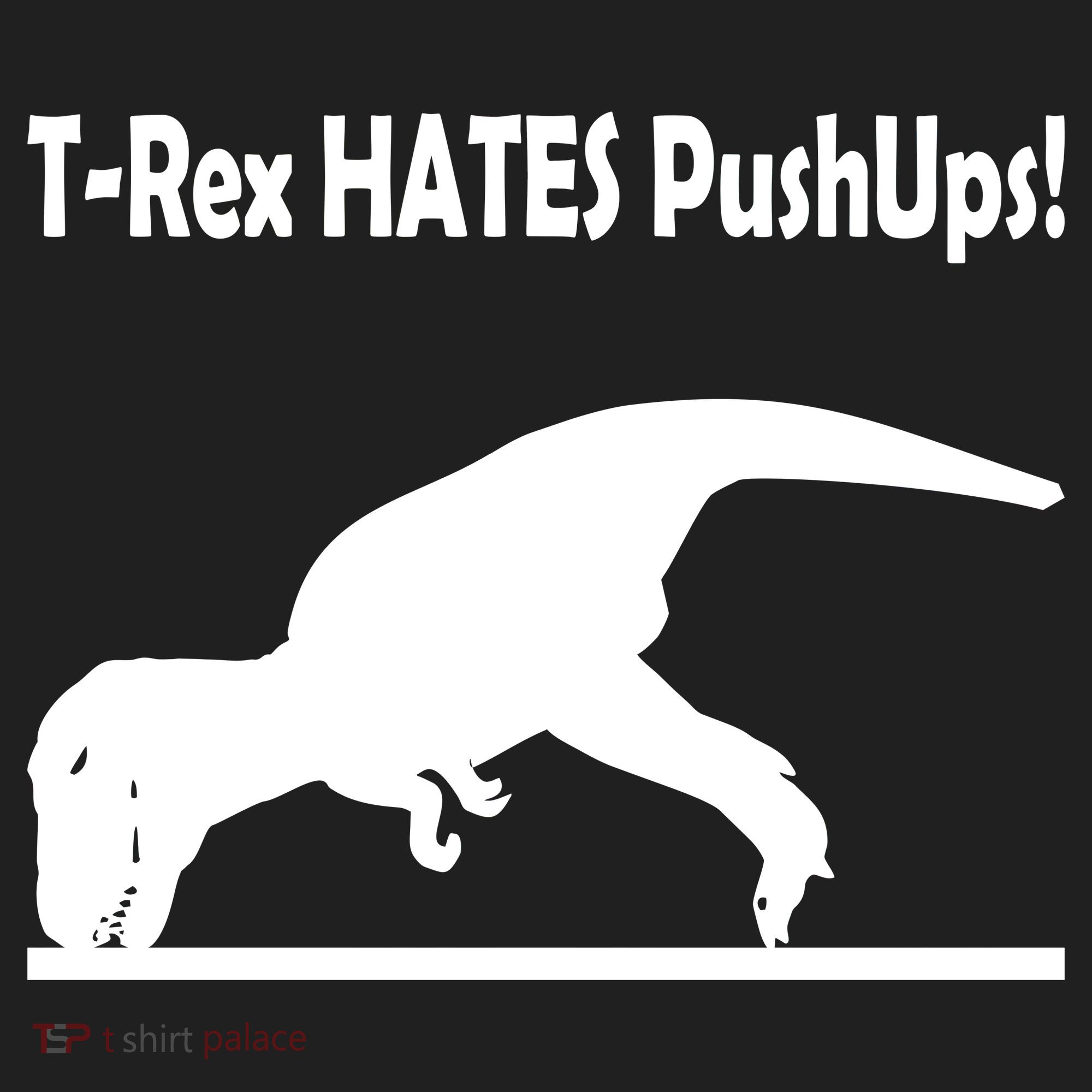 T-Rex Hates Push-Ups Beanie