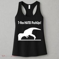 T-Rex Hates Push-Ups Women's Tank Top thumb 3