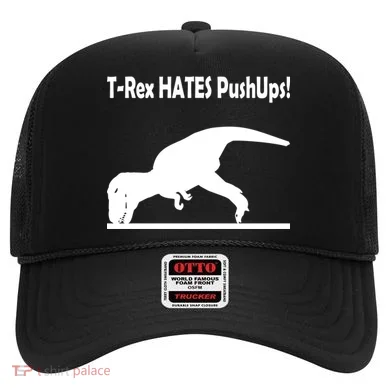 T-Rex Hates Push-Ups Hat