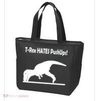 T-Rex Hates Push-Ups Tote Bag thumb 3