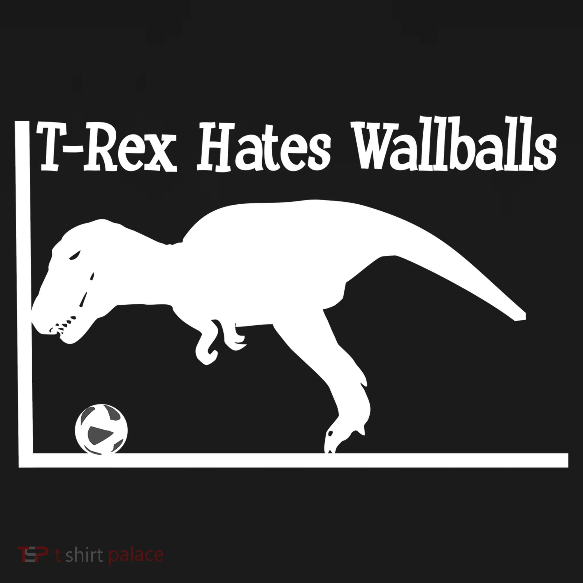 T-Rex Hates Wallballs Doggie Tank