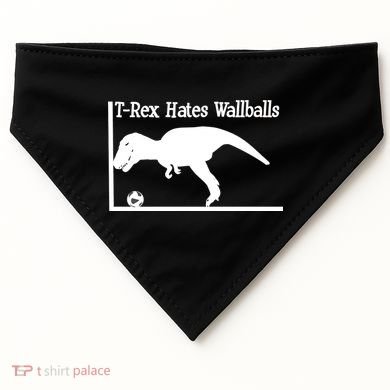 T-Rex Hates Wallballs USA-Made Doggie Bandana