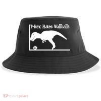 T-Rex Hates Wallballs Sustainable Bucket Hat thumb 0