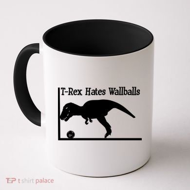 T-Rex Hates Wallballs Coffee Mug
