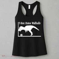 T-Rex Hates Wallballs Women's Tank Top thumb 3