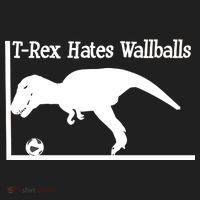 T-Rex Hates Wallballs Hat thumb 2