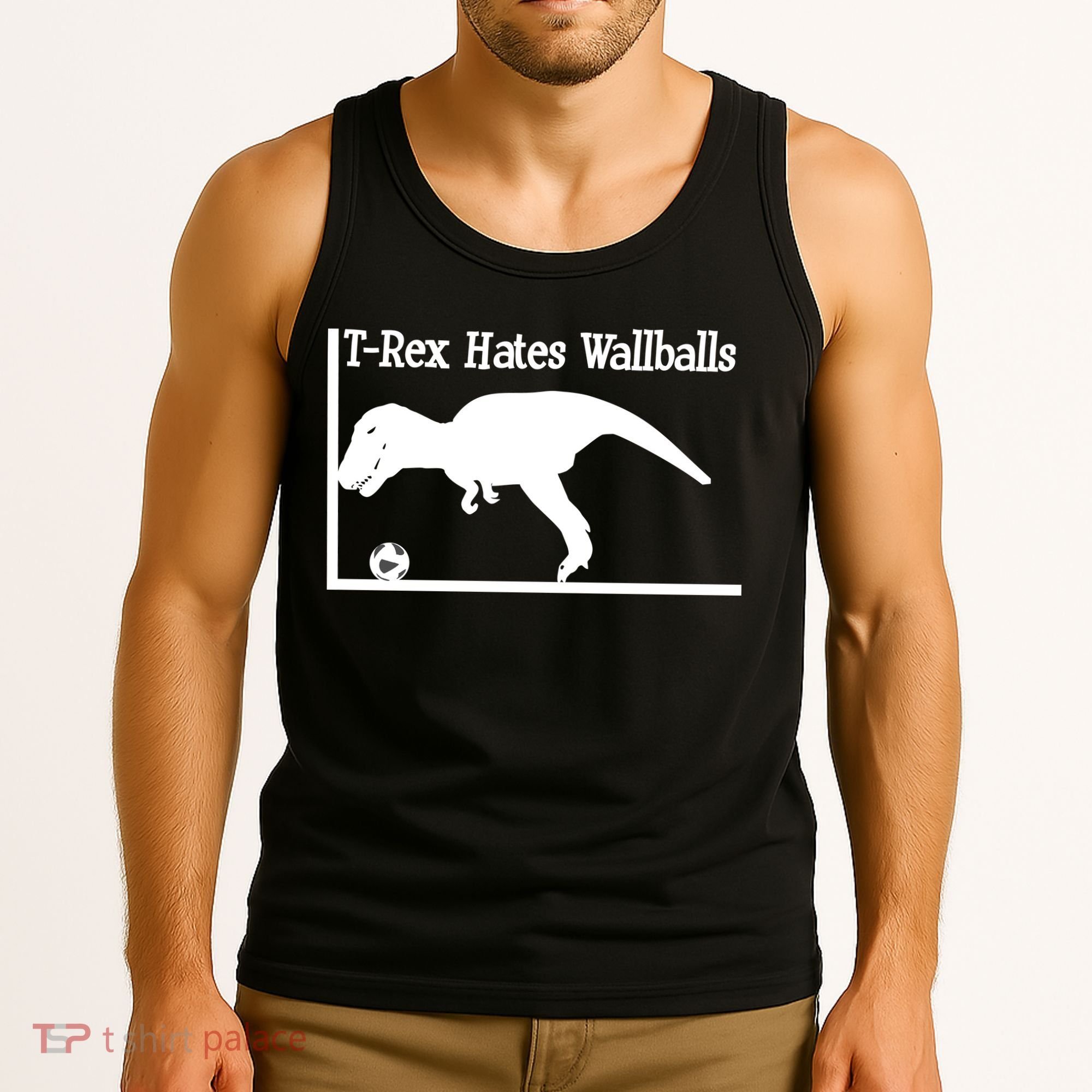 T-Rex Hates Wallballs Tank Top
