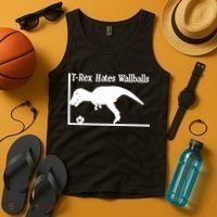 T-Rex Hates Wallballs Tank Top thumb 4