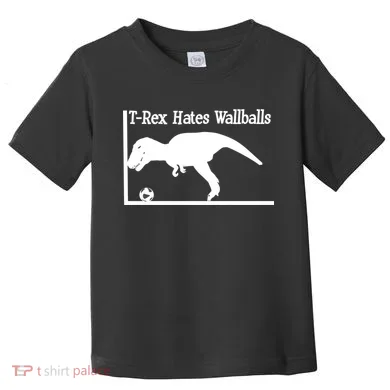 T-Rex Hates Wallballs Toddler T-Shirt