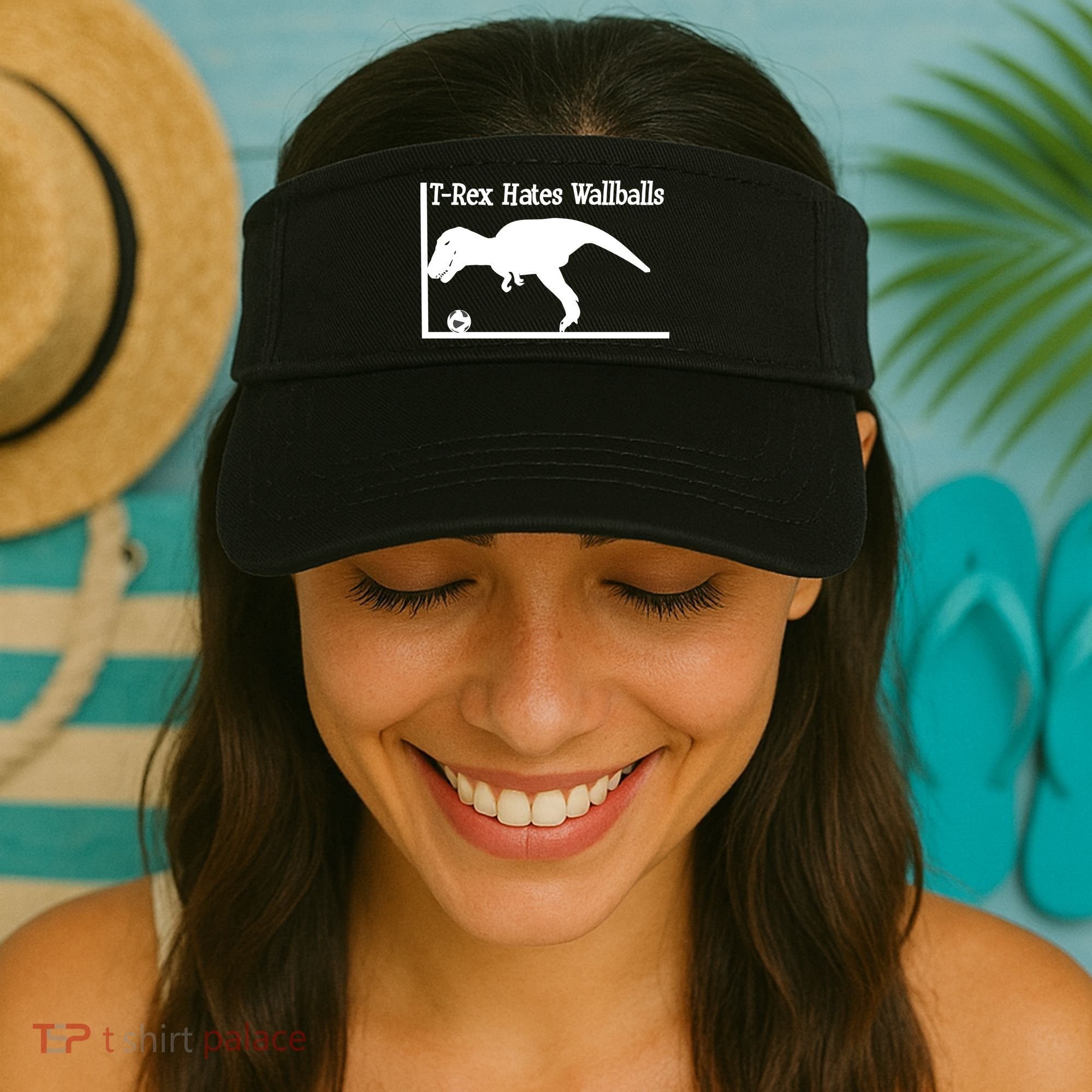 T-Rex Hates Wallballs Visor