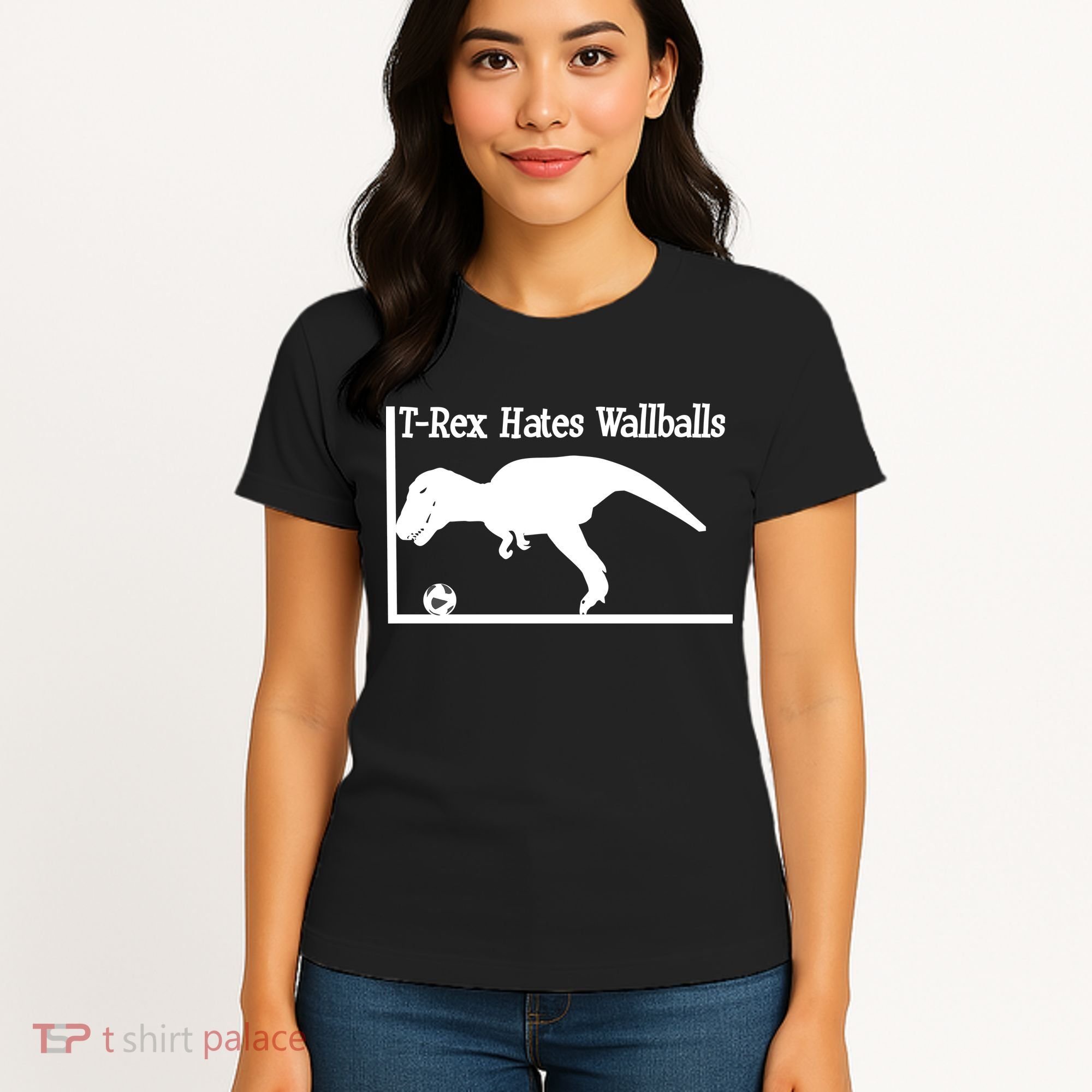 T-Rex Hates Wallballs Women's T-Shirt