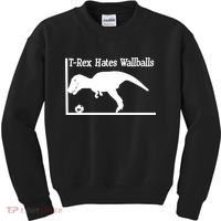 T-Rex Hates Wallballs Kids Sweatshirt thumb 0