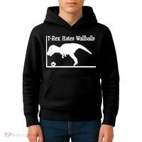 T-Rex Hates Wallballs Kids Hoodie thumb 4
