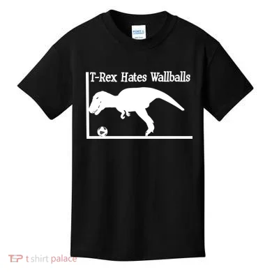 T-Rex Hates Wallballs Kids T-Shirt