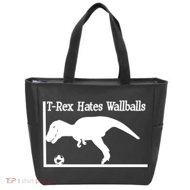T-Rex Hates Wallballs Tote Bag