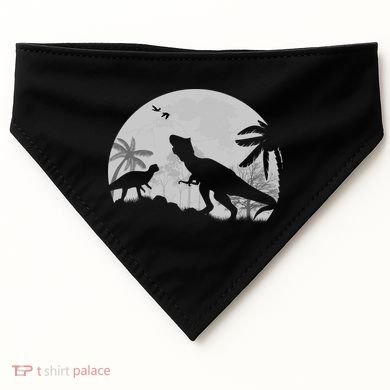 T-Rex In The Moon USA-Made Doggie Bandana