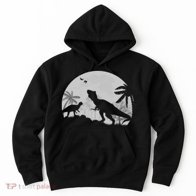 T-Rex In The Moon Hoodie