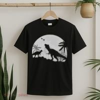 T-Rex In The Moon T-Shirt thumb 2