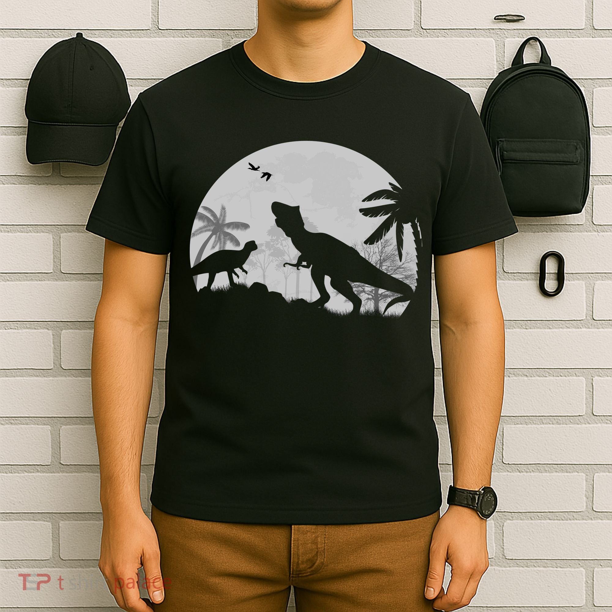 T-Rex In The Moon T-Shirt