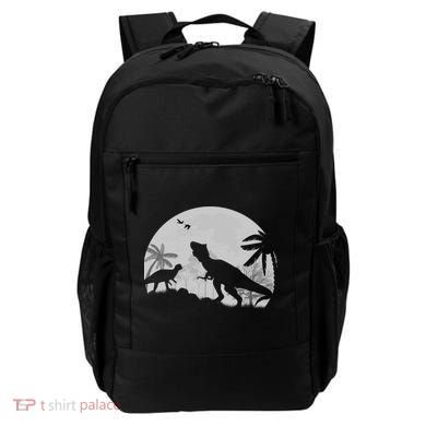 T-Rex In The Moon Backpack