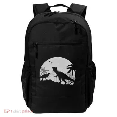 T-Rex In The Moon Backpack