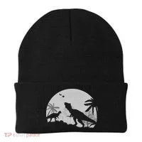 T-Rex In The Moon Beanie thumb 0