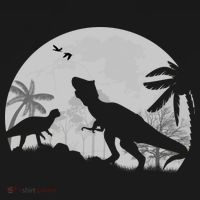 T-Rex In The Moon Polo thumb 3