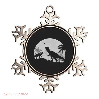 T-Rex In The Moon Ornament