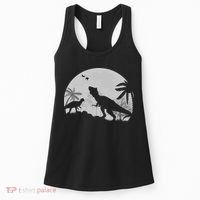 T-Rex In The Moon Women's Tank Top thumb 0