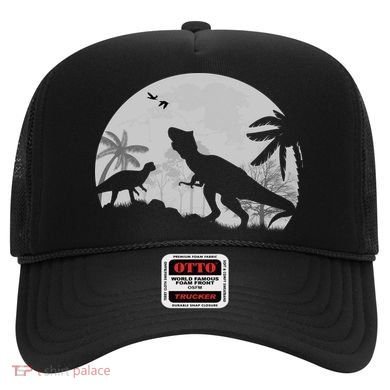 T-Rex In The Moon Hat