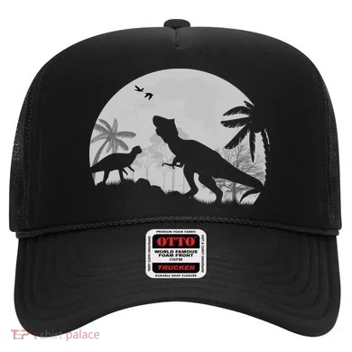 T-Rex In The Moon Hat