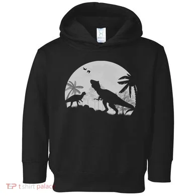 T-Rex In The Moon Toddler Hoodie