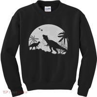 T-Rex In The Moon Kids Sweatshirt thumb 0