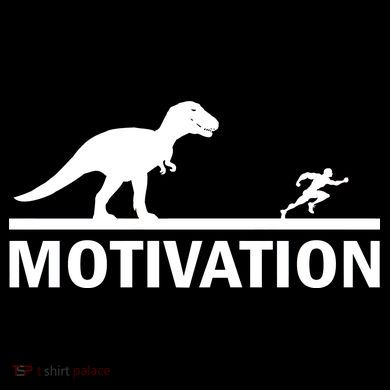 T-Rex Motivation Tote Bag
