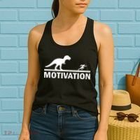T-Rex Motivation Women's Tank Top thumb 2