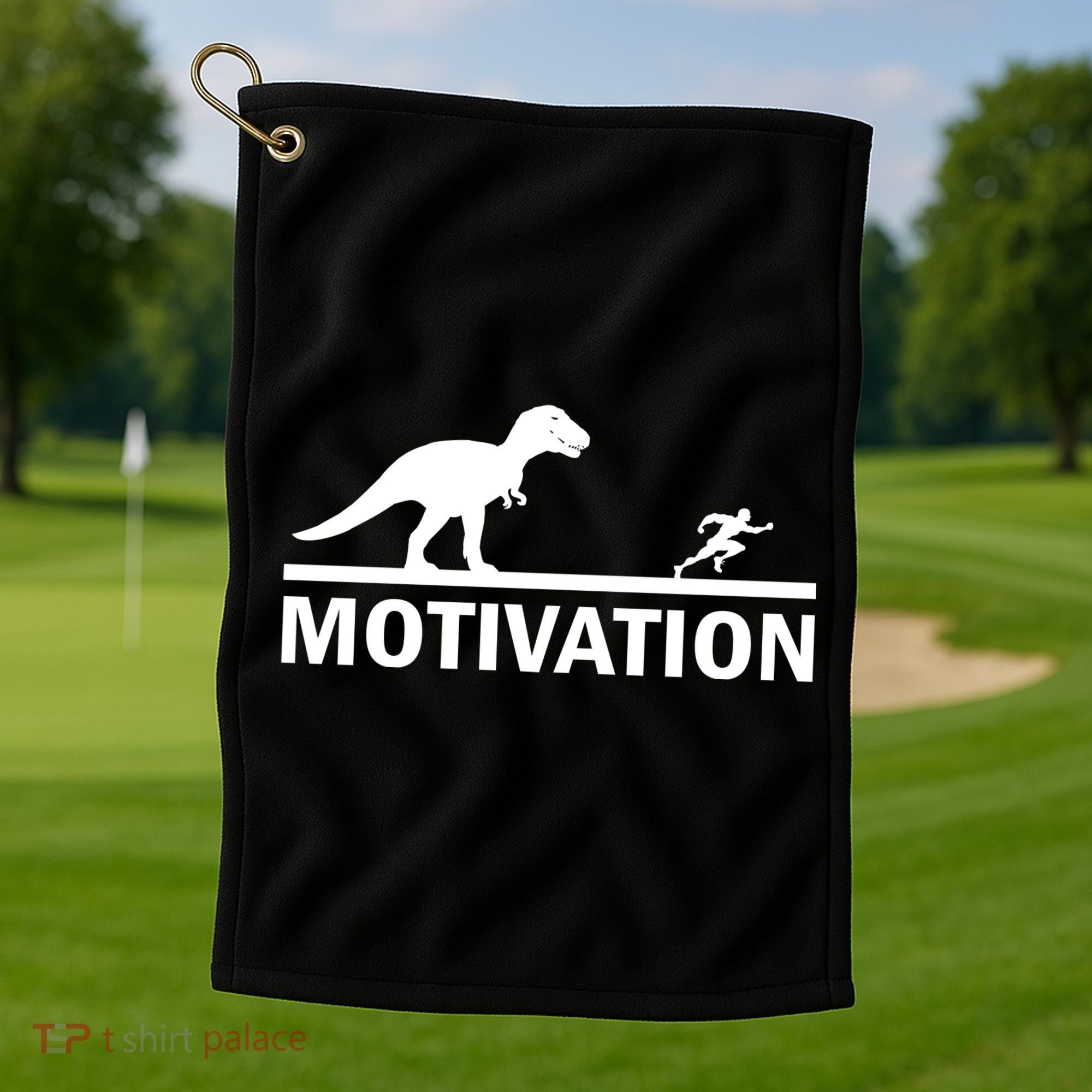 T-Rex Motivation Golf Towel