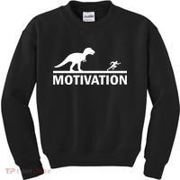 T-Rex Motivation Kids Sweatshirt thumb 0