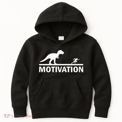 T-Rex Motivation Kids Hoodie
