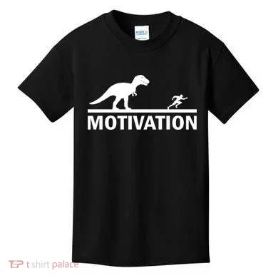T-Rex Motivation Kids T-Shirt