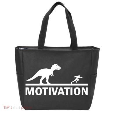 T-Rex Motivation Tote Bag