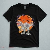 T-Rex Mummy Attack Spooky Halloween T-Shirt thumb 5