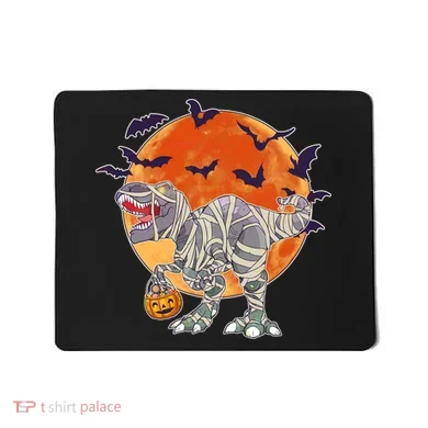 T-Rex Mummy Attack Spooky Halloween Mousepad