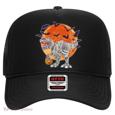 T-Rex Mummy Attack Spooky Halloween Hat