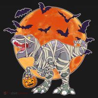 T-Rex Mummy Attack Spooky Halloween Visor thumb 3