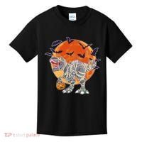 T-Rex Mummy Attack Spooky Halloween Kids T-Shirt thumb 0