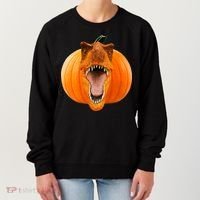 T-REX Pumpkin Face Women's Sweatshirt thumb 0