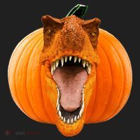 T-REX Pumpkin Face Women's Sweatshirt thumb 2