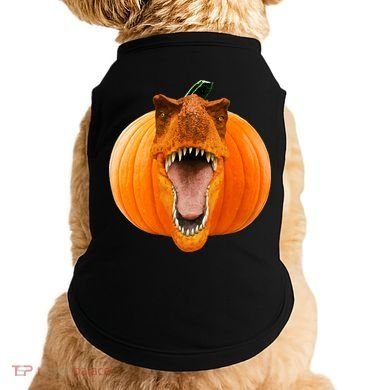 T-REX Pumpkin Face Doggie Tank