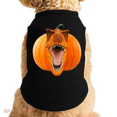 T-REX Pumpkin Face Doggie Tank