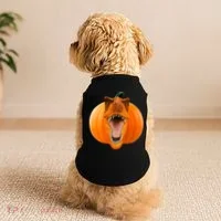 T-REX Pumpkin Face Doggie Tank thumb 2